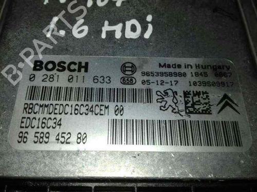 Engine control unit (ECU) PEUGEOT 407 (6D_)  | BP7954396M57 