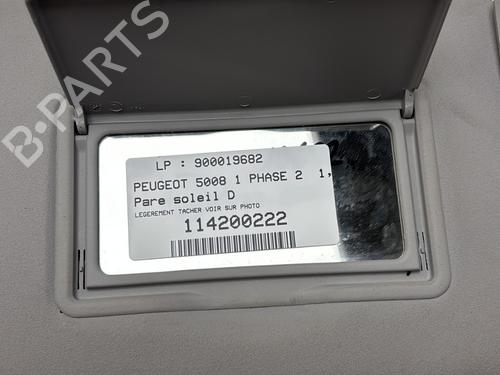 Right sun visor PEUGEOT 5008 (0U_, 0E_) 1.6 16V | BP29841228I2