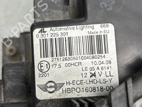 Left headlight MINI MINI CLUBMAN (R55) Cooper S | BP29367657C28 