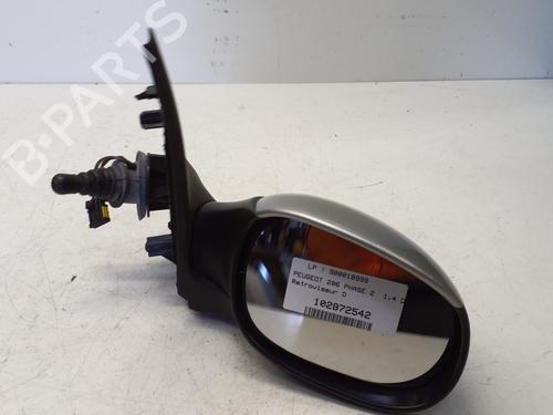 Right mirror PEUGEOT 206 Hatchback (2A/C) 1.4 HDi eco 70 | BP29363855C27 