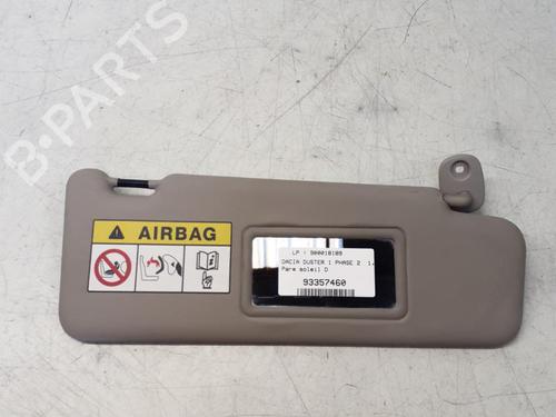 Used Right sun visor Right sun visor DACIA DUSTER (HS_) 1.2 TCe 125 (125 hp) 29369214 29369214