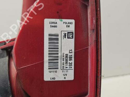 Used Right taillight Right taillight OPEL CORSA D (S07) 1.3 CDTI (L08, L68) (75 hp) 39727960 39727960