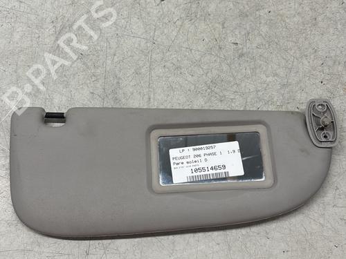 Used Right sun visor PEUGEOT 206 Hatchback (2A/C) 1.9 D (69 hp) 29368080