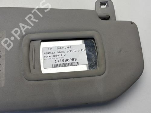 Right sun visor RENAULT GRAND SCÉNIC III (JZ0/1_) 1.5 dCi (JZ09, JZ0D, JZ10, JZ14, JZ1G, JZ29, JZ2C) | BP29365299I2 