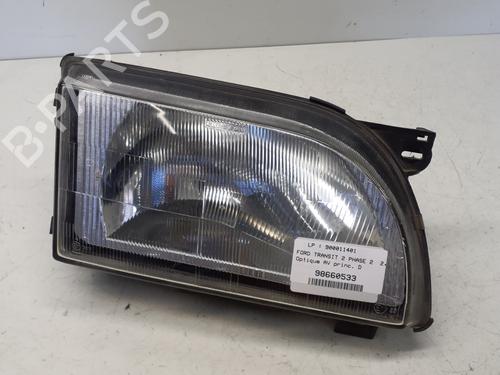 Used Right headlight FORD TRANSIT Platform/Chassis (E_ _) 2.5 DI (EME/L/S, ENE/L/S) (80 hp) 29366383