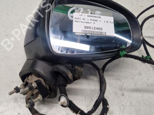 Right mirror AUDI A1 (8X1, 8XK) 1.6 TDI | BP29368659C27 