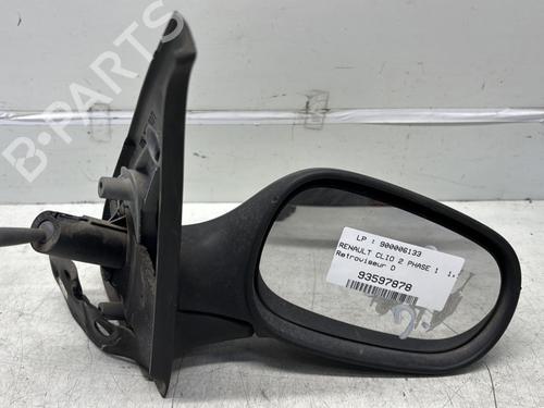 Used Right mirror RENAULT CLIO II (BB_, CB_) 1.2 (BB0A, BB0F, BB10, BB1K, BB28, BB2D, BB2H, CB0A,... (58 hp) 29369094
