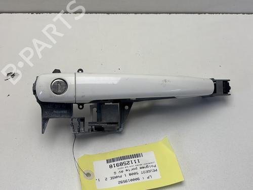 Used Front left exterior door handle PEUGEOT 5008 (0U_, 0E_) 1.6 HDi (114 hp) 29365215