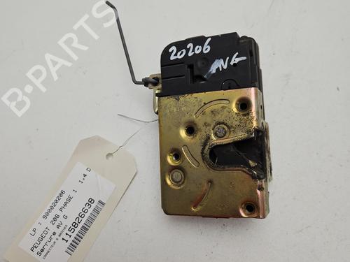 Used Front left lock PEUGEOT 206 Hatchback (2A/C) 1.4 HDi eco 70 (68 hp) 30790638