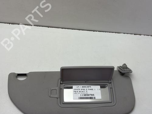 Used Right sun visor TOYOTA AYGO (_B4_) 1.0 (KGB40) (69 hp) 29706833