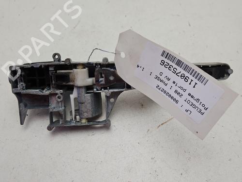 Used Front right exterior door handle Front right exterior door handle PEUGEOT 208 I (CA_, CC_) 1.4 HDi (68 hp) 31646560 31646560