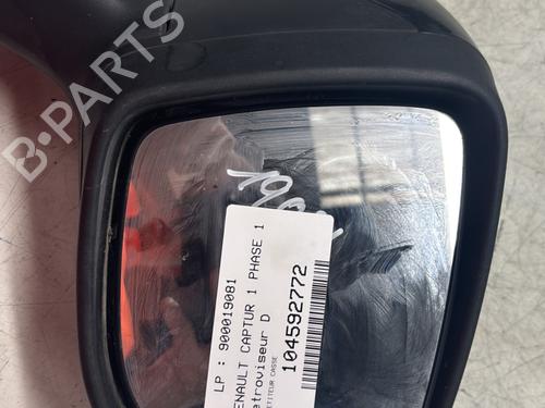 Right mirror RENAULT CAPTUR I (J5_, H5_) 1.5 dCi 90 (J5N4, J5M5, J5MW, J5M6, J5AL, J5AJ) | BP29368224C27 