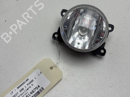 Used Right front fog light PEUGEOT 208 I (CA_, CC_) 1.2 VTI 82 (82 hp) 30156295