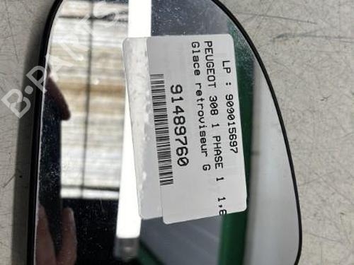 Left mirror glass PEUGEOT 308 I (4A_, 4C_) 1.6 HDi | BP29367299C148 