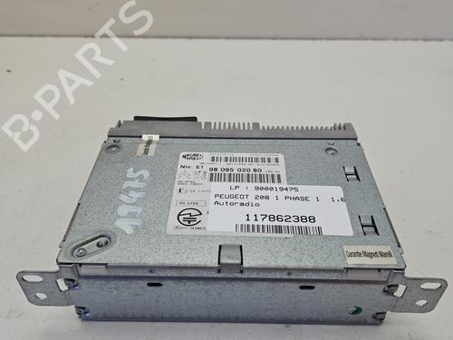 Used Radio PEUGEOT 208 I (CA_, CC_) 1.6 HDi (92 hp) 30936991