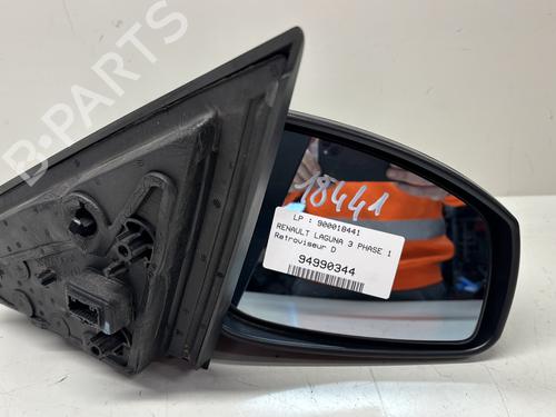Used Right mirror RENAULT LAGUNA III (BT0/1) 2.0 dCi (BT01, BT08, BT09, BT0E, BT0K, BT12, BT1C, BT1D,... (150 hp) 29369021