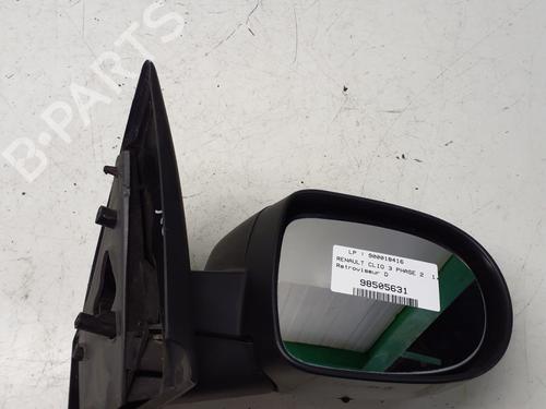 Right mirror RENAULT CLIO III (BR0/1, CR0/1) 1.5 dCi (C/BR0G, C/BR1G) | BP29366408C27 