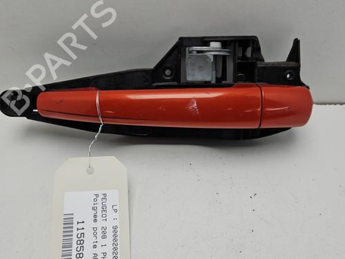 Used Rear left exterior door handle PEUGEOT 208 I (CA_, CC_) 1.2 VTI 82 (82 hp) 30614648