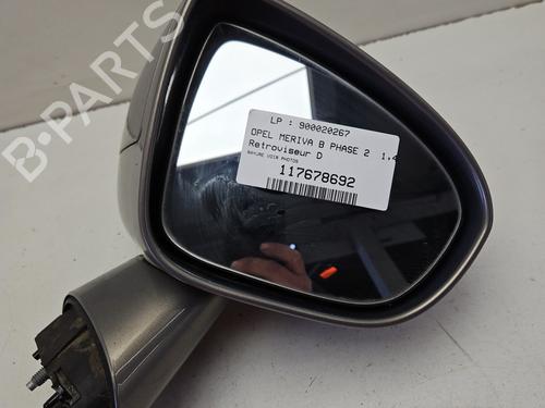 Used Right mirror OPEL MERIVA B MPV (S10) 1.4 (75) (120 hp) 31068802