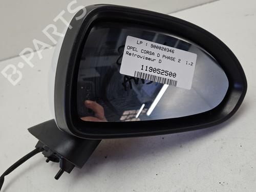 Used Right mirror OPEL CORSA D (S07) 1.3 CDTI (L08, L68) (75 hp) 31628111
