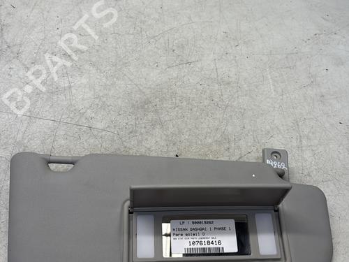 Used Right sun visor NISSAN QASHQAI I (J10, NJ10) 1.5 dCi (106 hp) 29365656
