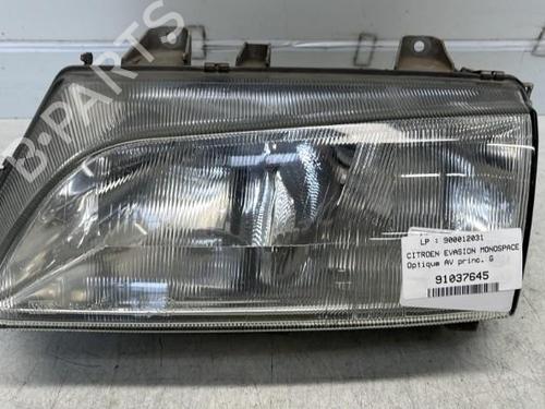 Used Left headlight CITROËN EVASION MPV (22, U6) 2.0 HDI (109 hp) 29367304