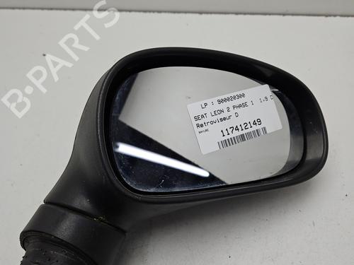 Used Right mirror SEAT LEON (1P1) 1.9 TDI (105 hp) 31847647