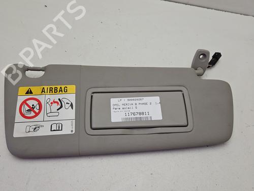 Pare-soleil gauche OPEL MERIVA B MPV (S10) 1.4 (75) (120 hp) 31831046