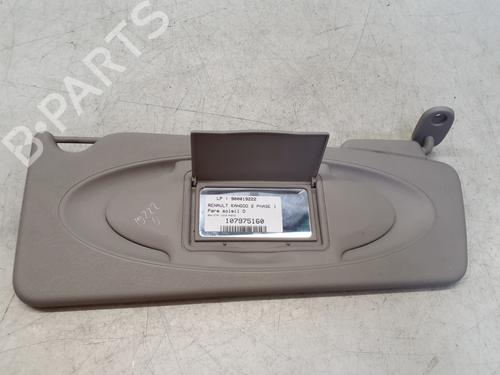 Used Right sun visor RENAULT KANGOO / GRAND KANGOO II (KW0/1_) 1.5 dCi 90 (KW05, KW08, KW0G, KW11) (90 hp) 29362221
