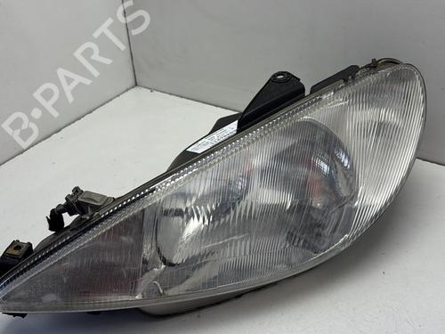 Used Left headlight PEUGEOT 206 Hatchback (2A/C) 1.4 i (75 hp) 30129260