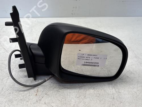 Used Right mirror NISSAN NOTE (E11, NE11) 1.5 dCi (86 hp) 29362662