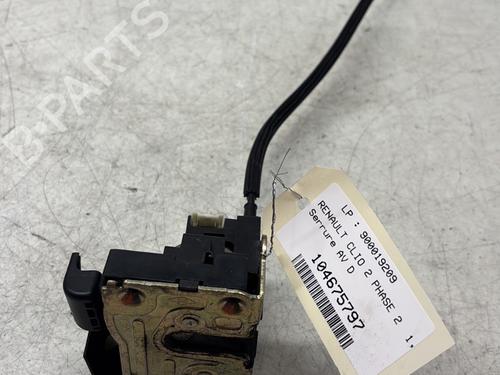 Front right lock RENAULT CLIO II (BB_, CB_) 1.4 16V (B/CB0P, BB13) | BP29363697C97 