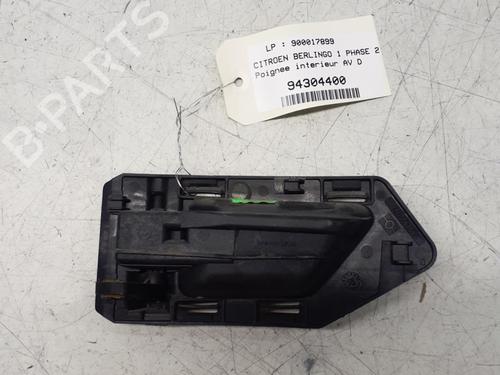 Used Front right interior door handle CITROËN BERLINGO / BERLINGO FIRST Box Body/MPV (M_) 2.0 HDI 90 (MBRHY, MCRHY) (90 hp) 29369056