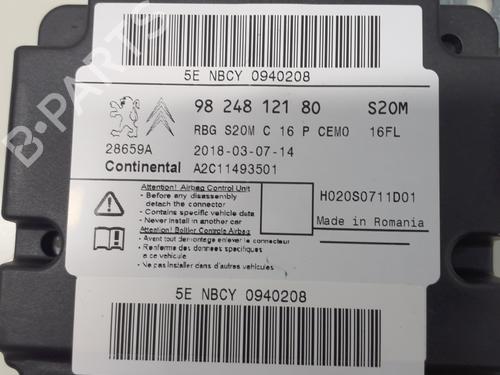 ECU airbags PEUGEOT 5008 II (MC_, MJ_, MR_, M4_) 2.0 BlueHDi 180 (MJEHZW, MJEHZR, MJEHZP) | BP29366768M53 