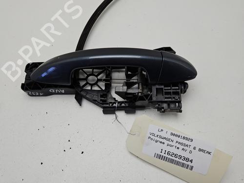 Højre fortil udvendigt håndtag VW PASSAT B7 Variant (365) 1.6 TDI (105 hp) 30696283