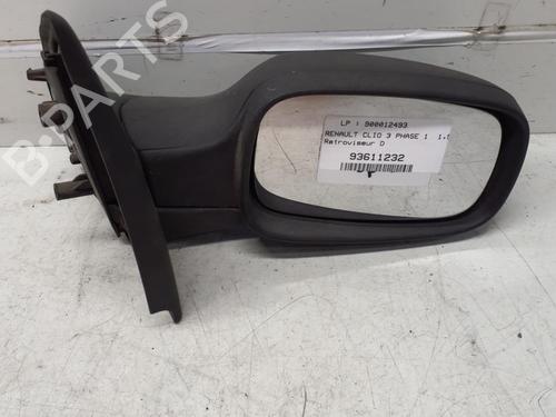 Right mirror RENAULT CLIO III (BR0/1, CR0/1) 1.5 dCi (BR17, CR17) | BP29366981C27 