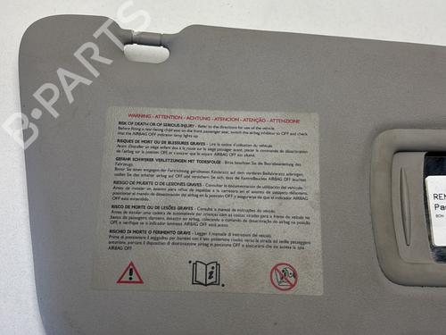 Right sun visor RENAULT GRAND SCÉNIC III (JZ0/1_) 1.5 dCi (JZ09, JZ0D, JZ10, JZ14, JZ1G, JZ29, JZ2C) | BP29365299I2 