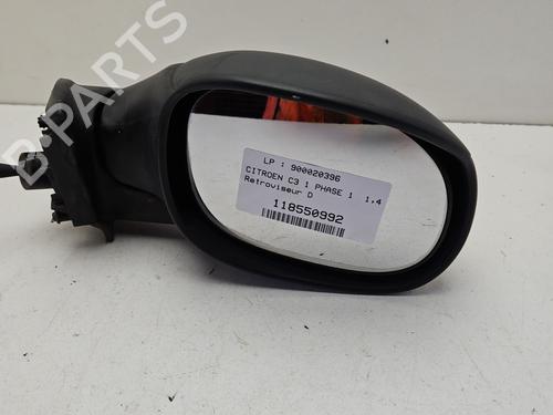 Used Right mirror CITROËN C3 I (FC_, FN_) 1.4 HDi (68 hp) 31300594