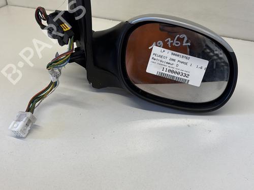 Right mirror PEUGEOT 206 Hatchback (2A/C) 1.6 i | BP29364474C27 