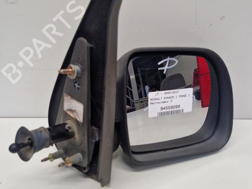 Right mirror RENAULT KANGOO (KC0/1_) D 65 1.9 (KC0E, KC02, KC0J, KC0N) | BP29369036C27 