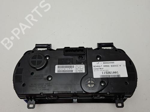 Instrument cluster RENAULT SCÉNIC IV (J9_) 1.7 Blue dCi 150 (J9A7, J9A8) | BP30307044C47