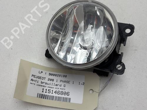 Used Left front fog light PEUGEOT 208 I (CA_, CC_) 1.2 VTI 82 (82 hp) 30156296