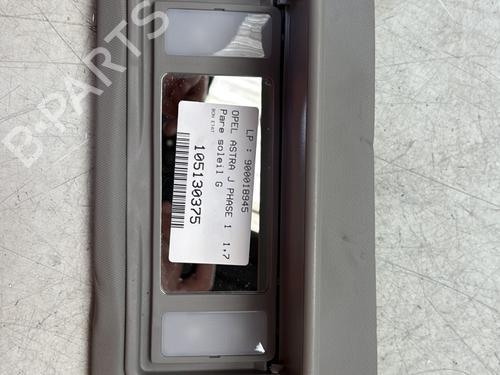 Used Left sun visor Left sun visor OPEL ASTRA J (P10) 1.7 CDTI (68) (125 hp) 29362540 29362540