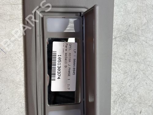 Used Right sun visor OPEL ASTRA J (P10) 1.7 CDTI (68) (125 hp) 29362541