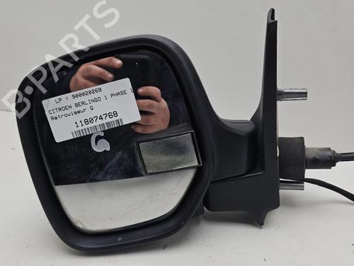 Used Left mirror CITROËN BERLINGO / BERLINGO FIRST Box Body/MPV (M_) 1.9 D 70 (MBWJZ, MCWJZ) (69 hp) 30948344