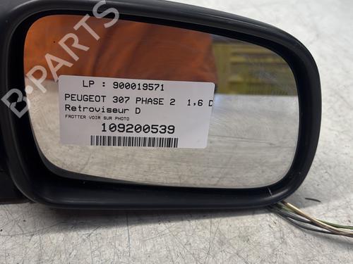 Right mirror PEUGEOT 307 (3A/C) 1.6 HDi | BP29362131C27 