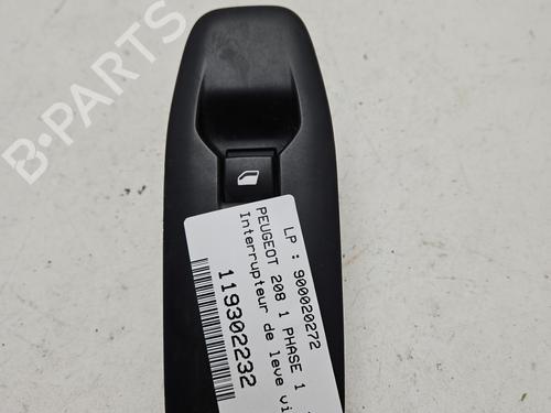 Used Right front window switch PEUGEOT 208 I (CA_, CC_) 1.4 HDi (68 hp) 31653754