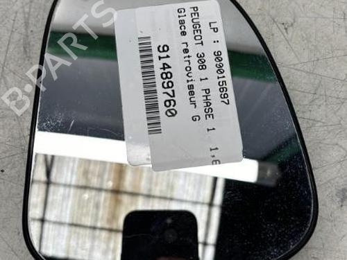 Left mirror glass PEUGEOT 308 I (4A_, 4C_) 1.6 HDi | BP29367299C148 