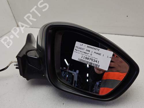Used Left mirror PEUGEOT 208 I (CA_, CC_) 1.4 HDi (68 hp) 31653752