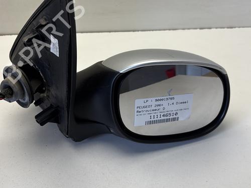 Used Right mirror PEUGEOT 206+ (2L_, 2M_) 1.4 HDi eco 70 (68 hp) 29365275